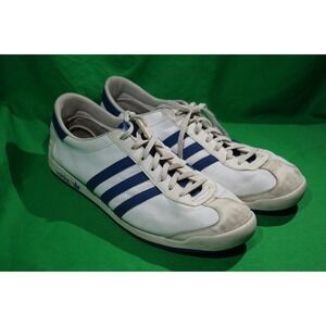 Vintage Adidas Mens US 13 Blue / White Classic Vintage Style Sneakers Trainers